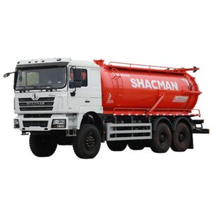 Camion d'aspiration des eaux usées Shacman