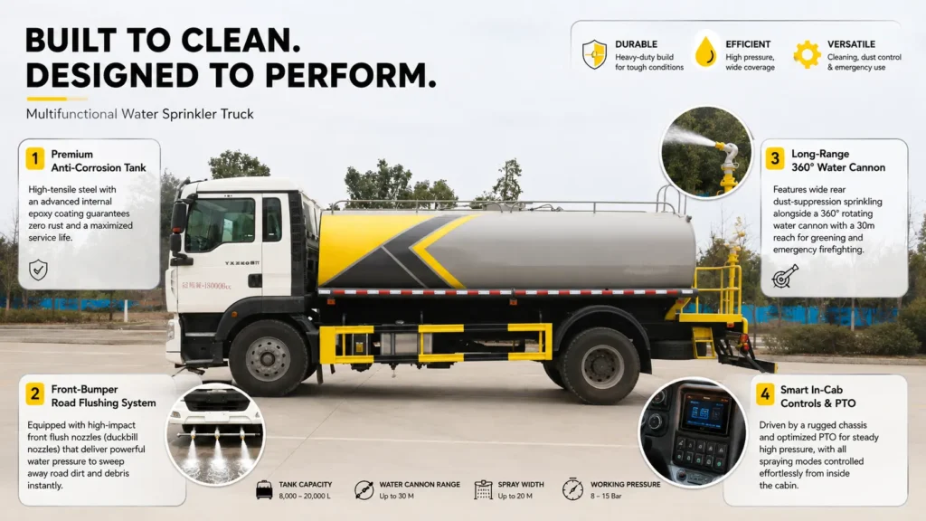 Howo Water Sprinkler Truck