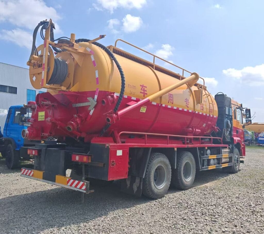  combination sewage vacuum suction truck
