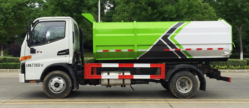 Side Loader Garbage Truck
