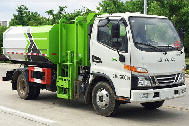Side Loader Garbage Truck