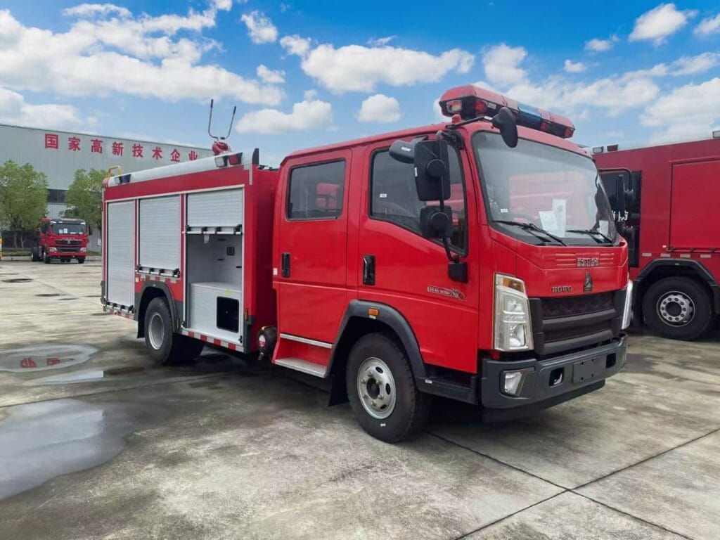 Water Tank Fire Truck